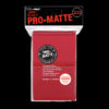 pro-matte-standard-sleeves-red-100c