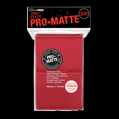 pro-matte-standard-sleeves-red-100c